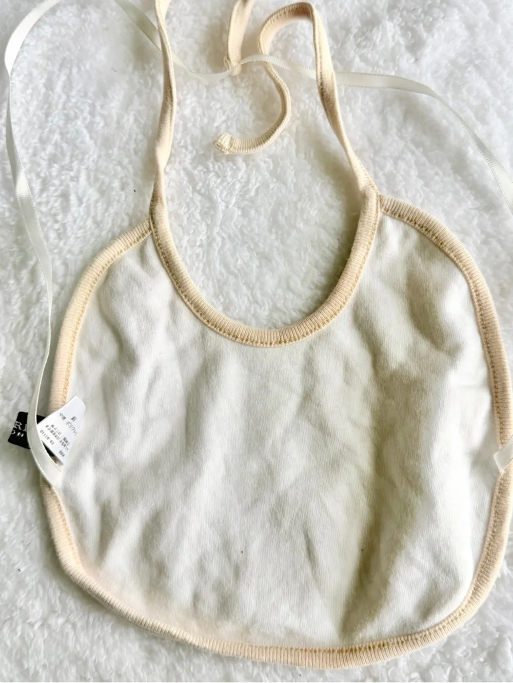 Burberry Baby Bib Infant Girl Boy Unisex logo Nova Check Beige